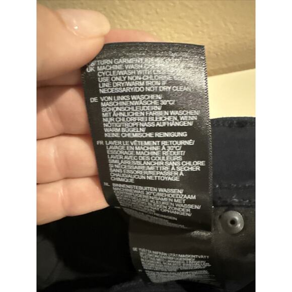 NYDJ Jeans Curves 360 Shape Slim Straight Bowen Dark Wash Stretch Size 12 New - Picture 11 of 12